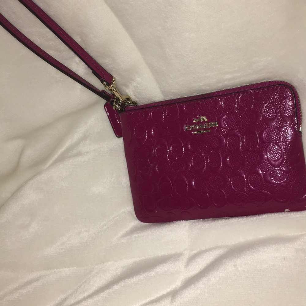 Never used coach wristlet